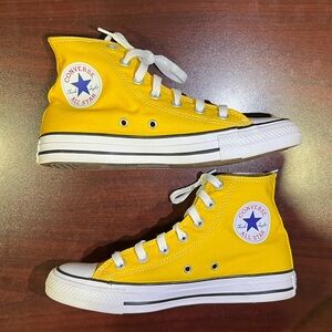 Converse Bright Yellow High-Tops